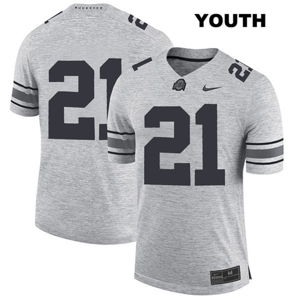 Ohio State Buckeyes Youth Marcus Williamson #21 Gray Authentic Nike No Name College NCAA Stitched Football Jersey GR19C27KE